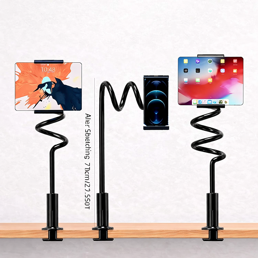 Support Téléphone et Tablette Flexible 360° – Mains Libres pour Lit, Bureau et Table